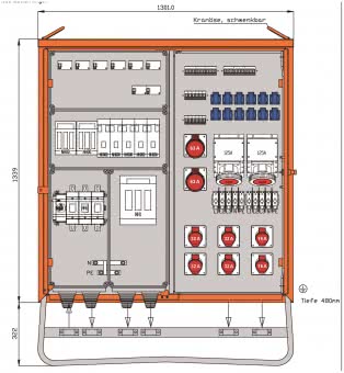 Walther Verteilerschrank 246kVA WV0624R1 