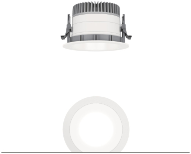 ZUMPANOS EVO R150H 16W LED840 230V WH WH 