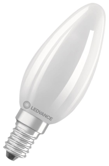 LEDV LED Kerze 4,8-40W/827 470lm 