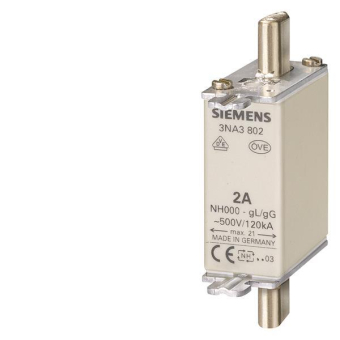 Siemens 3NA3810 NH000 25A 500VAC/250DC 
