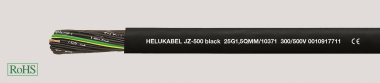 HELU OZ-500 black 4x0,75           11636 
