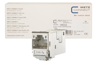 Metz E-DATmodul Cat.6A Buchse   130910-Z 