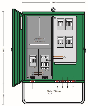 ET Anschlussschrank 179805  A 100-1Z-4AB 