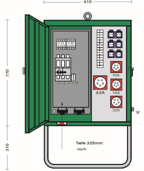 ET Verteilerschrank V63N/A/6211-2 183215 