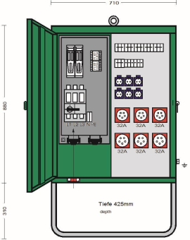 ET Verteilerschrank 69    V 100N/A/606-2 