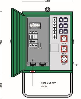 ET Verteilerschrank V63N/A/621-2  183213 