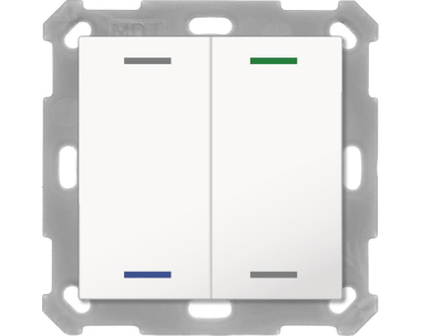 MDT BE-TAL55T2.01 Taster Light 55 2fach 