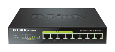 DLINK 8-Port Gigabit         DGS-1008P/E 