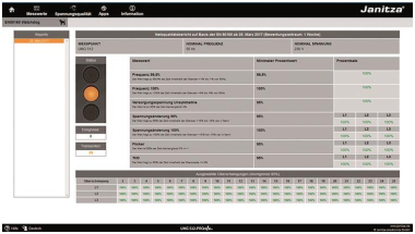 Janitza Softwarebasierte  APP EN50160 WD 