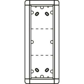 Ritto Portier Rahmen AP 3fach    1883320 