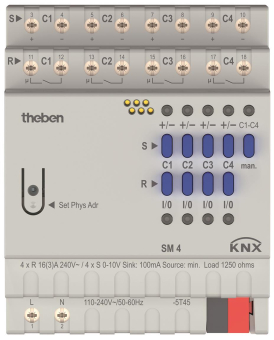 Theben KNX Schalt-/Dimmaktor 4f SM 4 KNX 
