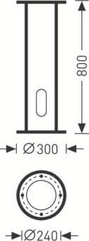 Trilux Zub   08800LS Erdstück Lichtstele 