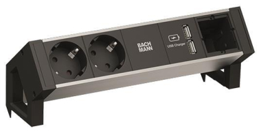 Bachmann DESK2 ALU BLACK         937.001 