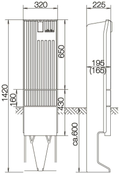 ABN Anschlusssäule                SL142P 