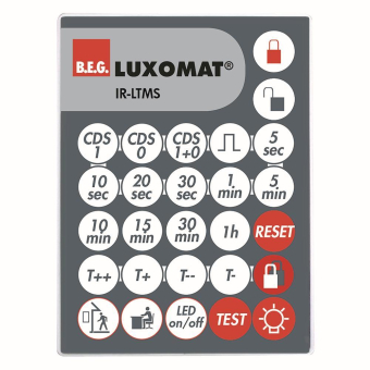 BEG Luxomat Fernbedienung IR-LTMS  92185 