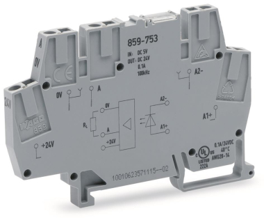 WAGO 859-753 Optokopplermodul, 