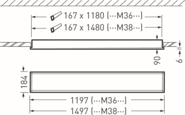 TRILUX OpendoAct M36 PW19 36-8   8414563 