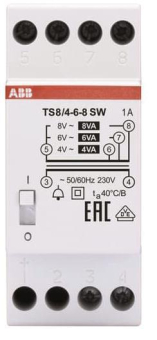 ABB Klingeltransformator     TS8/4-6-8SW 