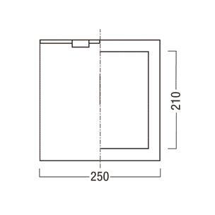 Zumtobel CUBESIGN 210 SP3-E002- 22171418 