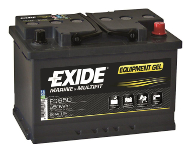 Exide Gel Akku 12V/56Ah EXIDE-GEL-ES 650 