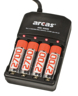 Arcas          ARC-2009 inkl. 4x AA 2700 