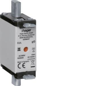 Hager Sicherungseinsatz NH000  LNH0063MK 