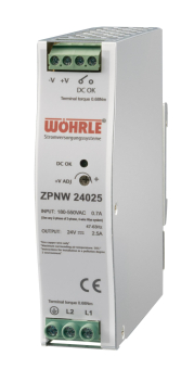 Wöhrle Schaltnetzgerät 24VDC   ZPNW24025 