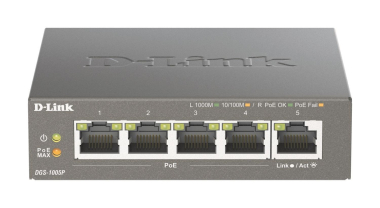 D-Link 5-Port Desktop        DGS-1005P/E 