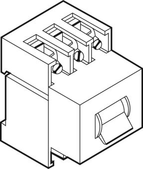 ABN Hauptschalter 3-pol 63A 2TE   XHS363 