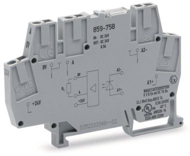 WAGO 859-758 Optokopplermodul, 