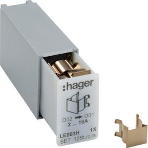 Hager Haltefederset f.L063M       LE063H 