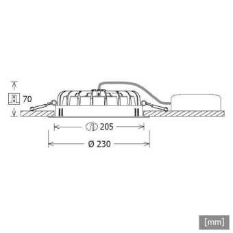 LTS Einbau-Downlight Vale-  VTFL 10.2530 