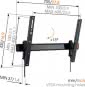 Vogels WALL 3315 sw TV-Wandhalter 