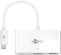 Goobay USB-C Multiport-Adapter weiß 