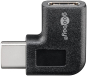 Goobay USB-C Winkeladapter schwarz 