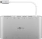 Goobay USB-C Multiport-Adapter Aluminium 