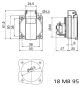 Bals SCHUKO-Anbausteckdose Gr 16A  71094 