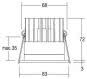 Brumberg LED-Einbaustrahler     12035174 