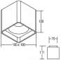 BRUM LED-Anbaudownlight weiß   12040173 