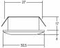 BRUM LED-Lichtpunkt IP44 weiß   12071073 