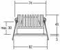 BRUM LED-Einbaustrahler         39116073 