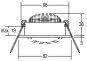 BRUM LED-Einbaustrahler 350mA,  12321074 