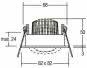 BRUM LED-Einbaustrahler 350mA,  12445023 