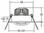 BRUM LED-Einbaustrahler 230V 6W 38144073 