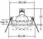 BRUM Deckeneinbaustrahler         512811 