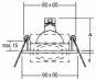 BRUM LED-Einbaust., 230V, 6W,   38323253 