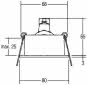 BRUM NV-Einbaustrahler           0063.60 