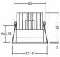 Brumberg LED-Einbaustrahler     12036174 