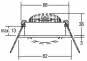 BRUM LED-Einbaustrahler 350mA,  12321024 