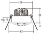 Brumberg LED-Einbaustrahler 350 12371253 